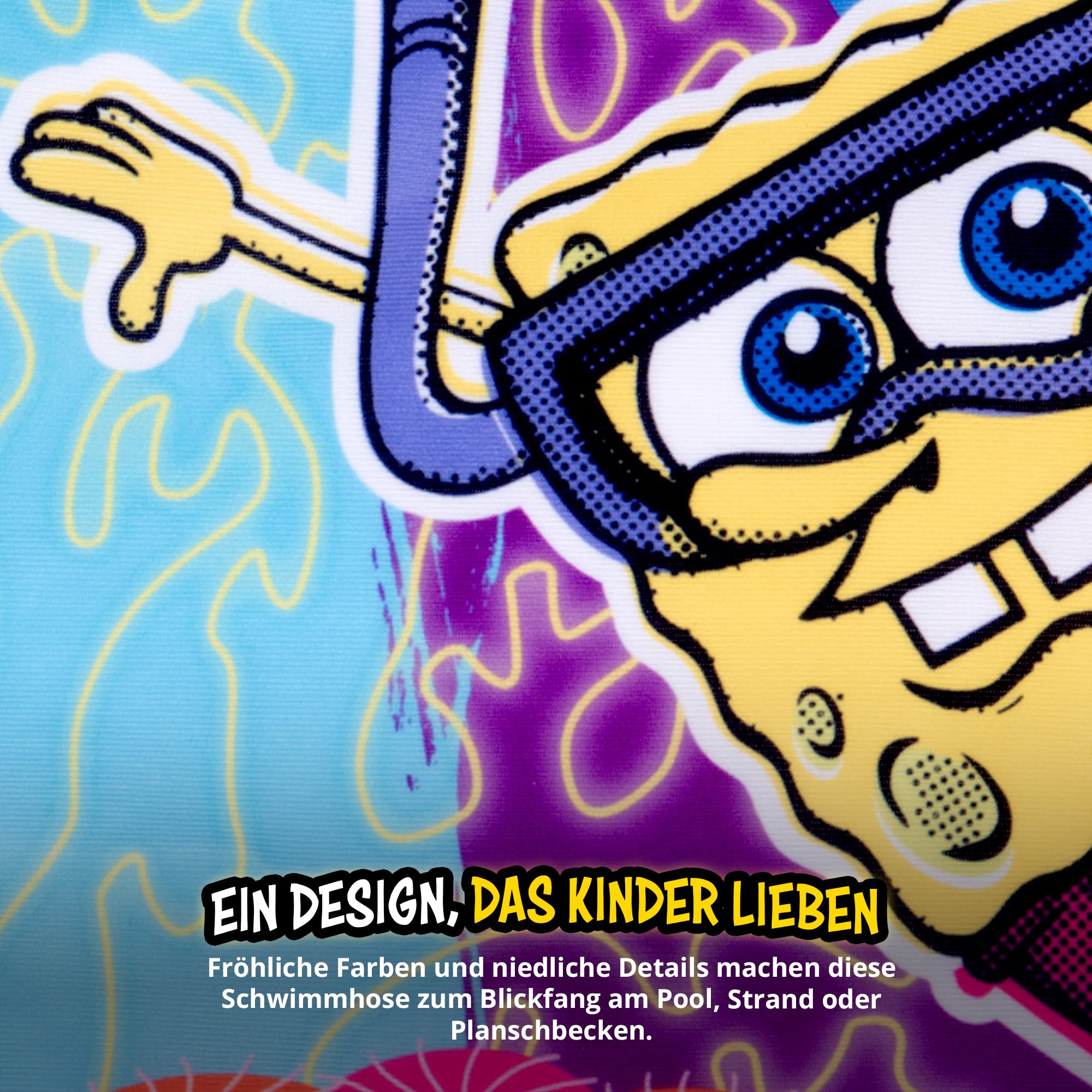 United Labels Spongebob kąpielówki dla chłopców – dziecięce spodnie do pływania