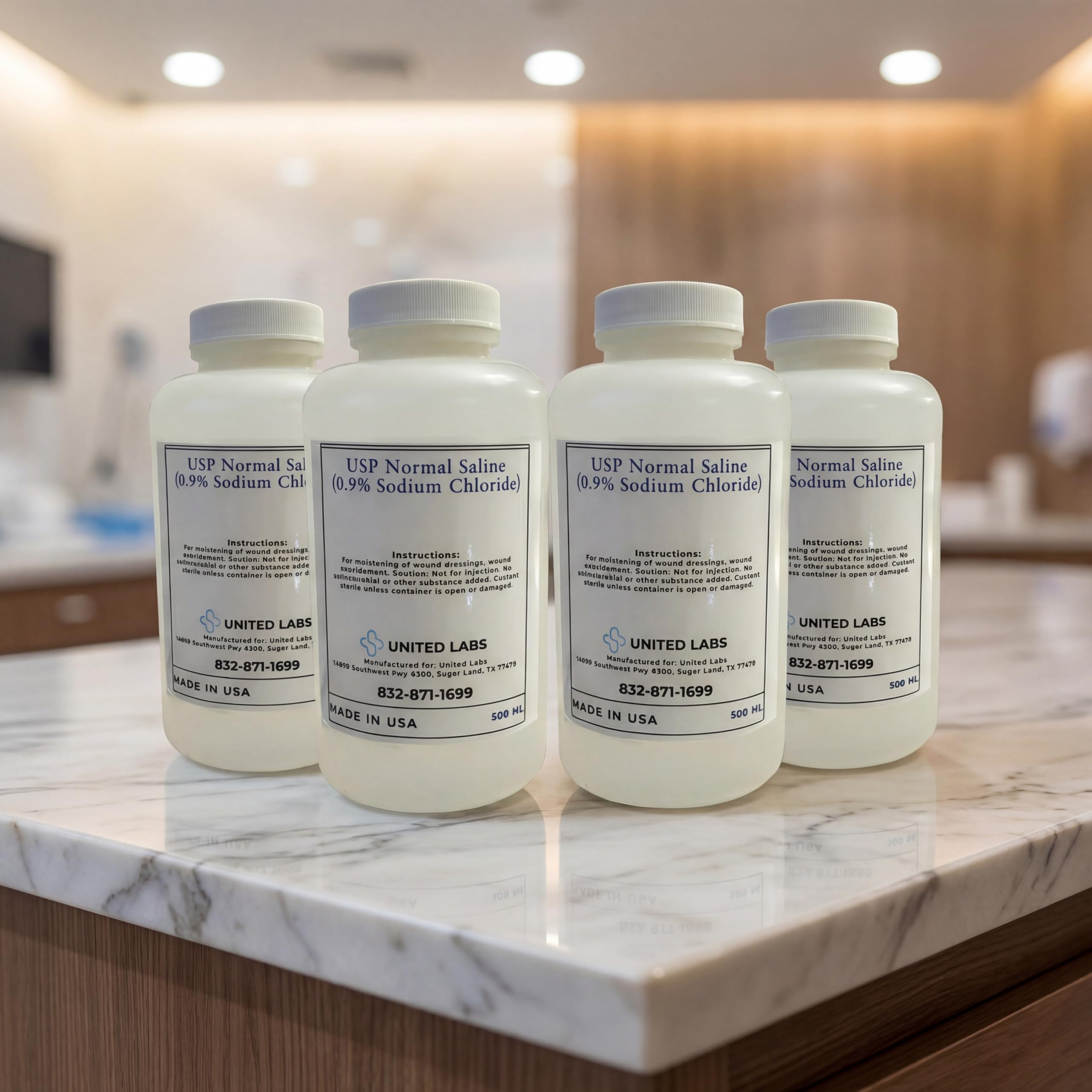 United Labs Normal Sterile Saline Water Solution