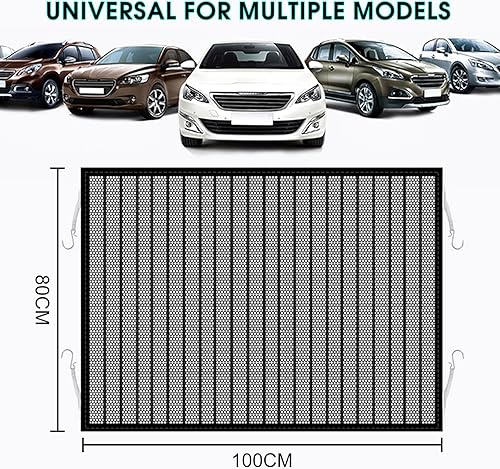 Miniatura 7 de 2 redes de protección para rejilla de automóvil, red de entrada de aire de alta densidad a prueba de polvo, evita que piedras, suciedad y hojas