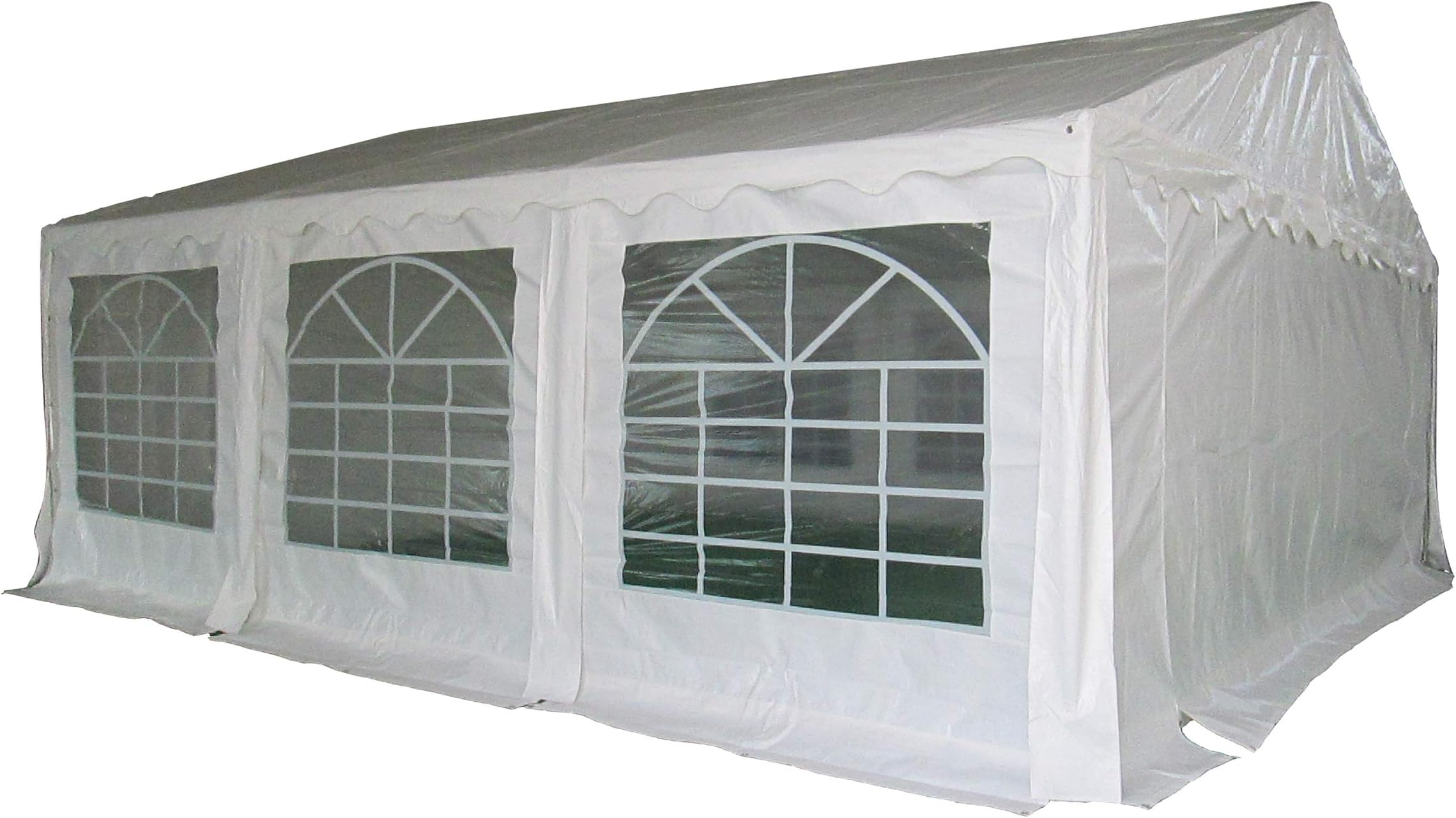 OTLIVE 20x20 Party Tent for Wedding Gazebos Steel Frame Commercial Fairs Easy Pop Up Canopies White Patio