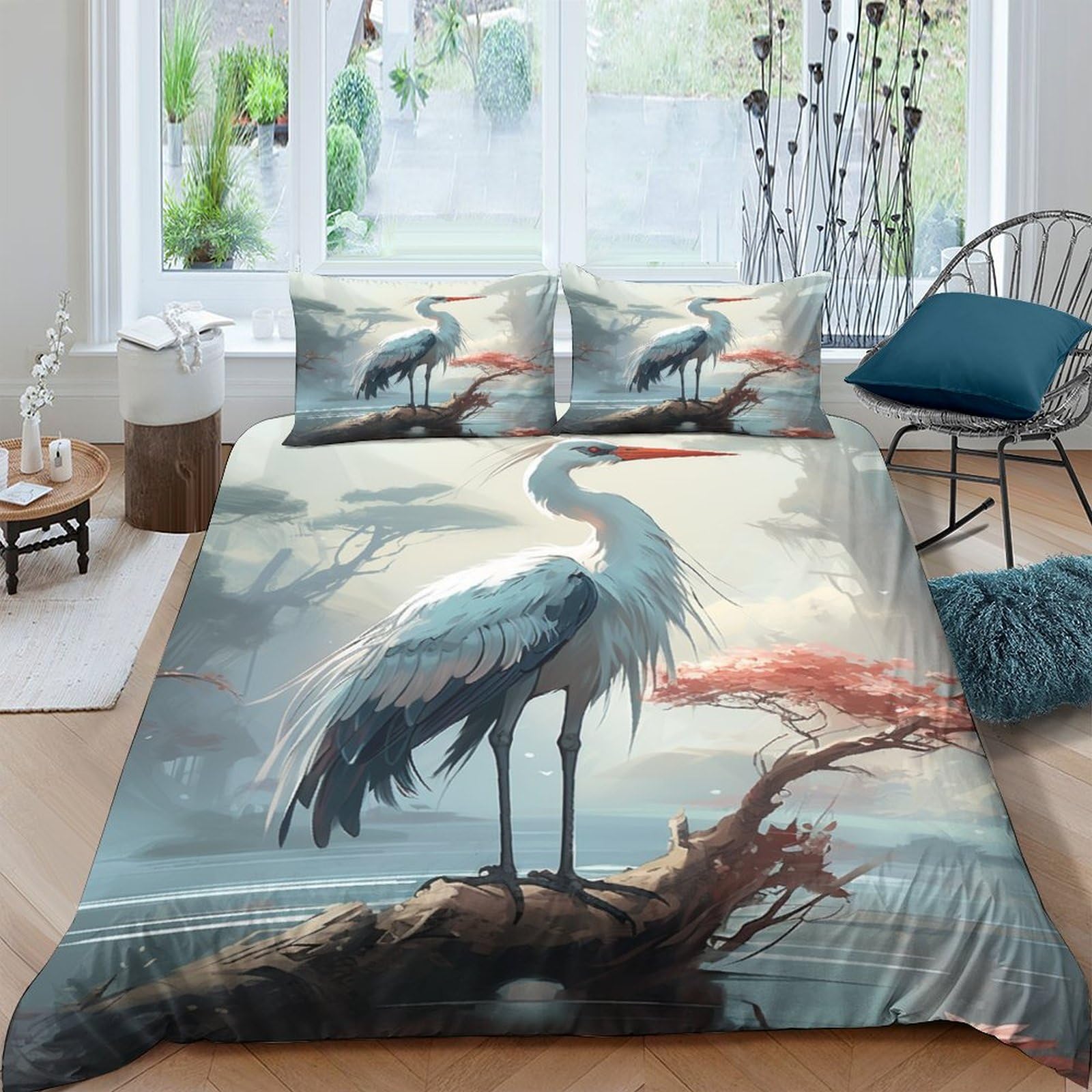 Housse de couette 220x240 chic style hôtel avec taies