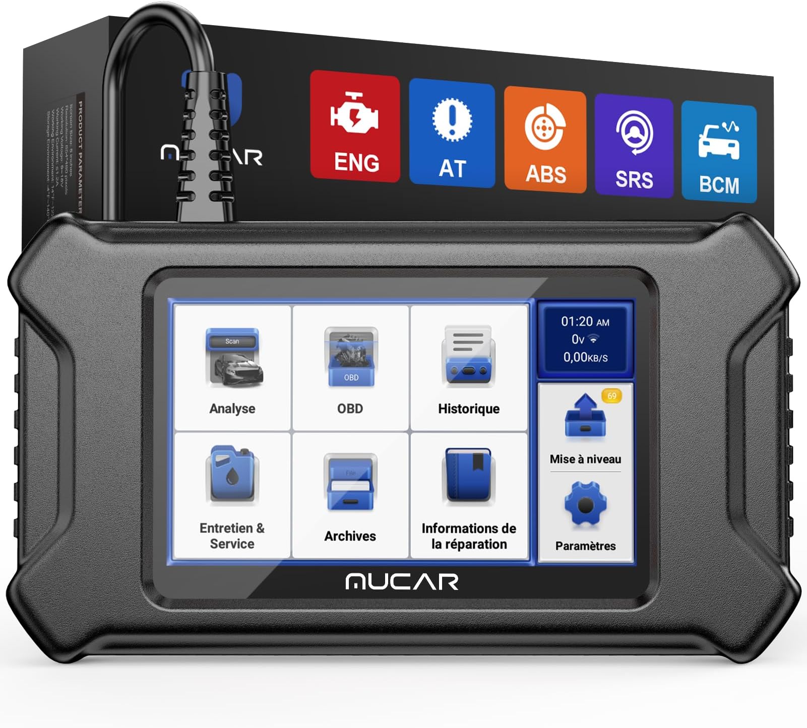 TOPDON AL400 OBD2 outil de Diagnostic Réinitialisation du Moteur de Voiture