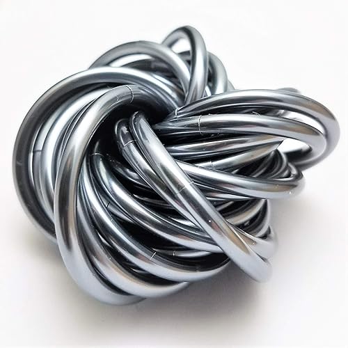 Miniatura 86 de Möbii Fidget Ball (Solid Color): Quiet Mobius ADHD Anxiety Stim Stress Relief Toy Tool for Home Travel Office or Desk (XL(Daydream), Full, Dark Iris)