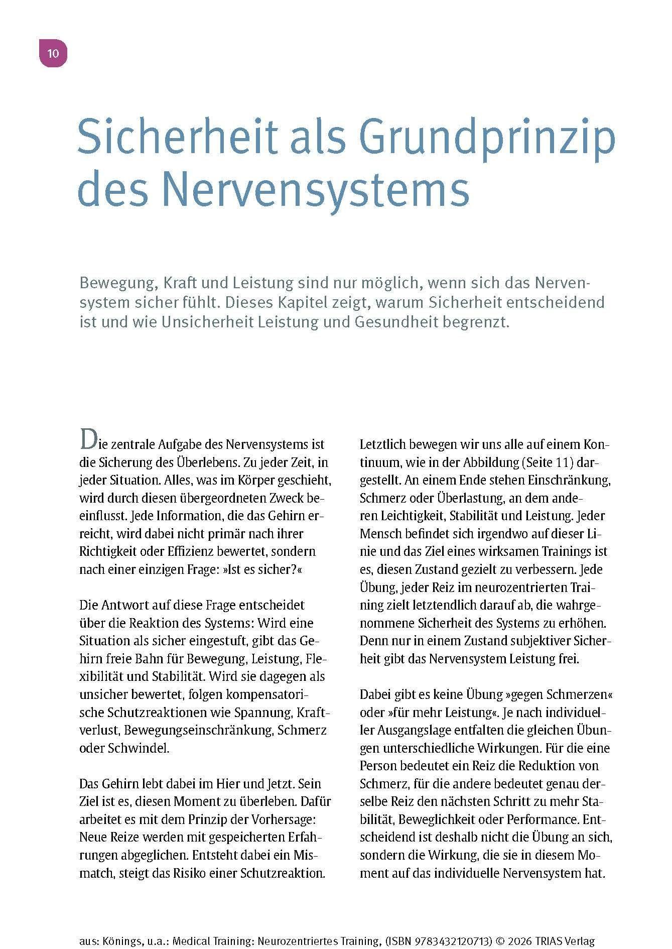 Medical Training: Neurozentriertes Training: Das innovative Gehirntraining für ein gesundes Nervensystem und mehr Leistung