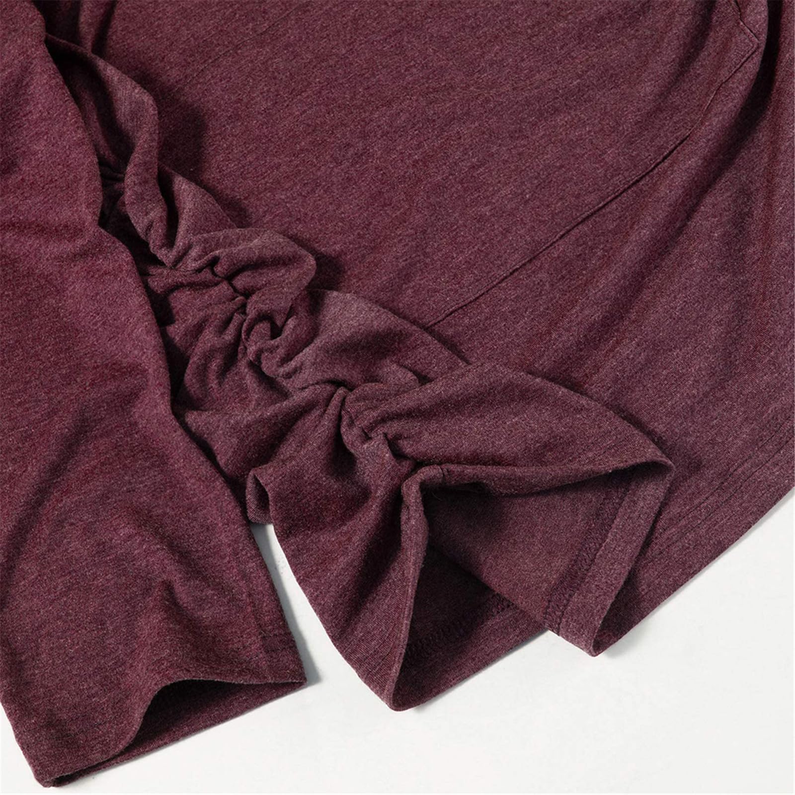 Felpa premaman comoda con cappuccio e scollo a V a maniche lunghe, perfetta per le mamme in attesa in autunno e inverno con cappuccio