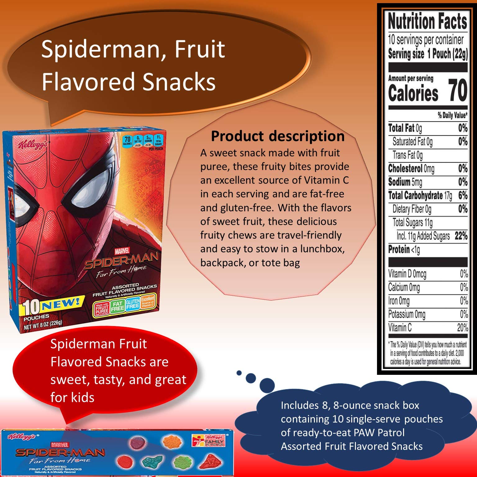 Betty Crocker Fruit Snacks SpongeBob Fruit Flavored Snacks Assorted