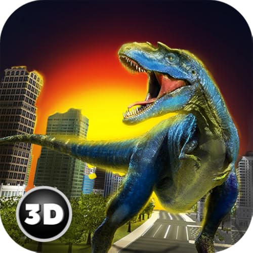 Giant Dino Trex City Attack And Destroy: Colossal Reptile Simulator Game