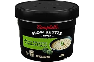 Campbell's Slow Kettle Style Creamy Broccoli Cheddar Bisque: A Savory Treat