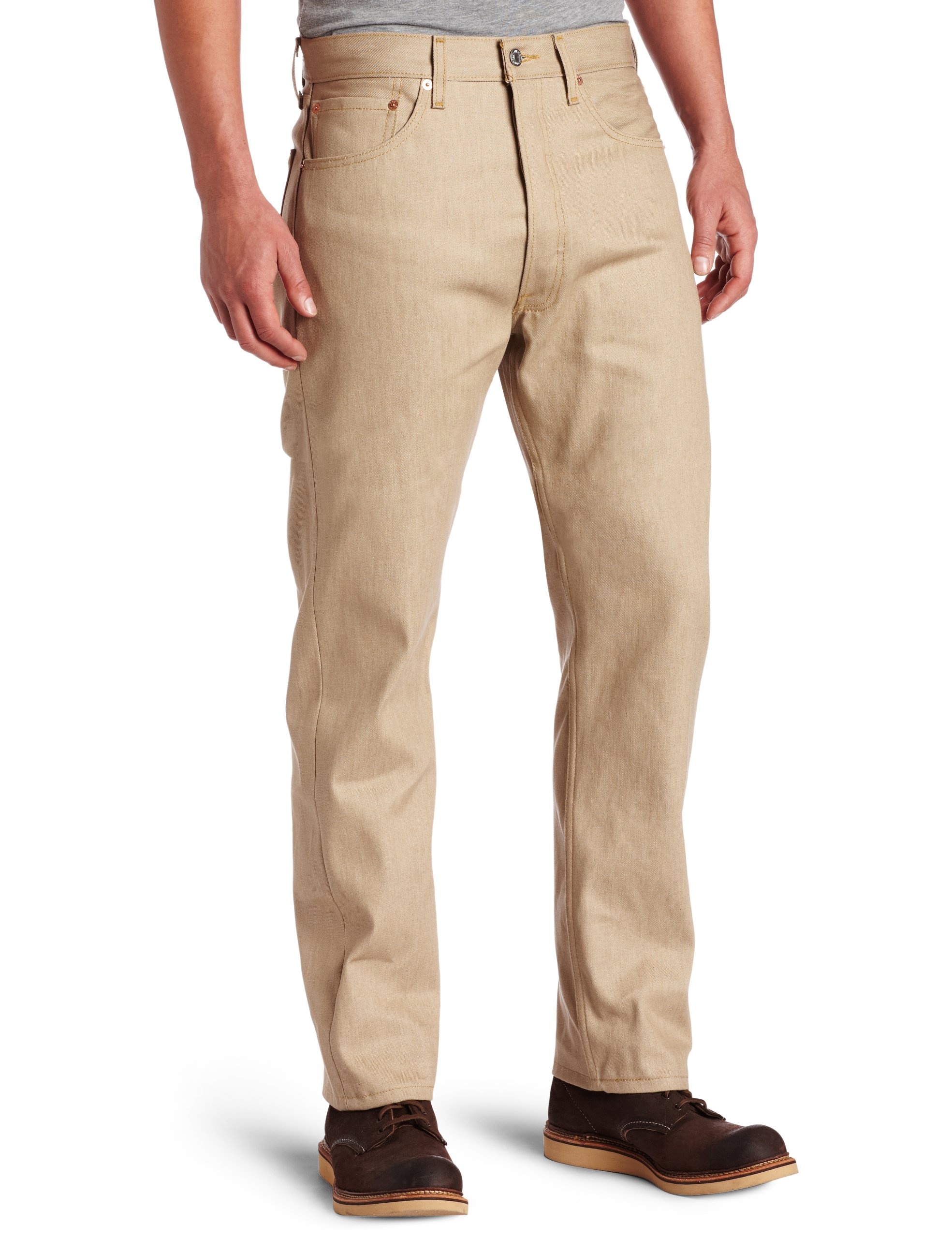 Levi's Men's 501 Original Shrink to Fit Jeans, Dark Blue Crispy Neppy STF, 32W x 32L — view 19