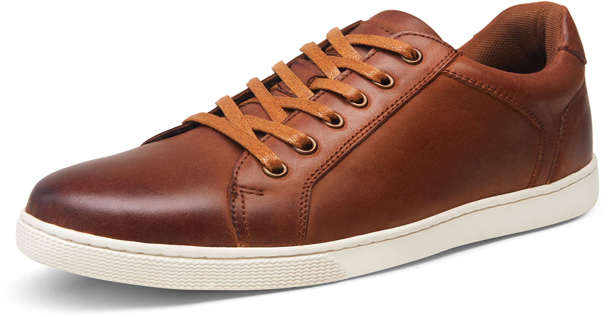 Sponsored Ad - Jousen Men's Leather Sneakers Fashion Dress Sneaker Business Casual Shoes for Men