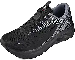 Sapatos masculinos com bico largo, suporte de arco, tênis de largura larga para corrida, caminhada, tênis, ortopédico, fascite plantar, treino, com sola grossa acolchoada zero drop