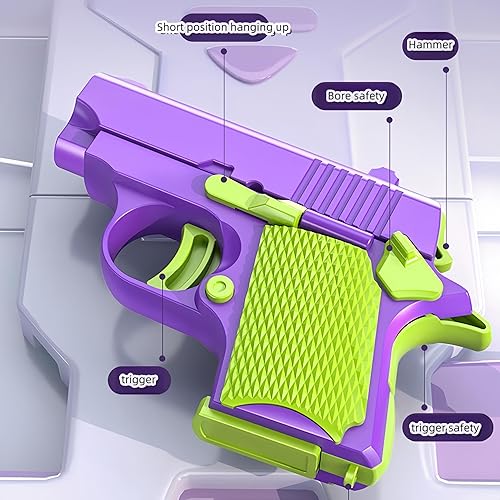 Miniatura 5 de 1911 - Pistola pequeña impresa en 3D, juguetes adecuados para adultos y niños, juguetes para aliviar el estrés para adultos, adecuados para aliviar