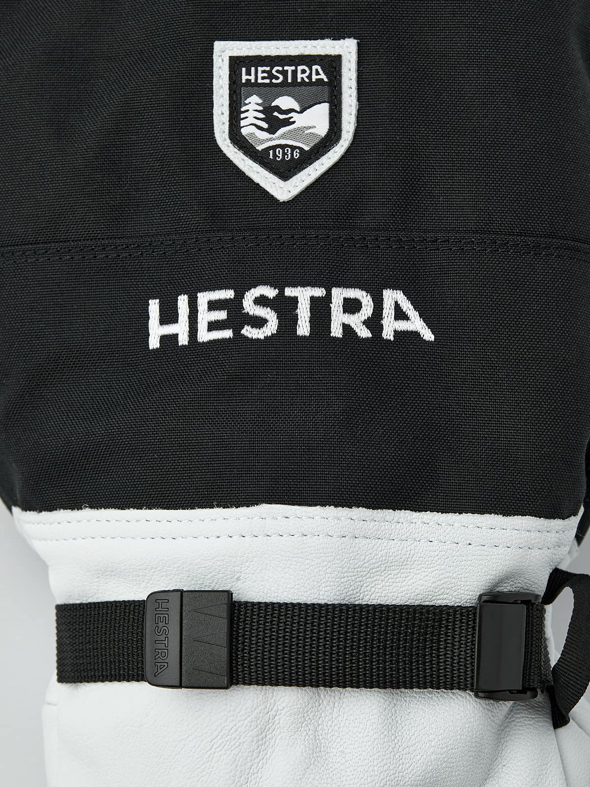Hestra Sirius Polar Mitt, Insulated Mitten for Winter & Outdoor Use - Natural Grey/Black - 7