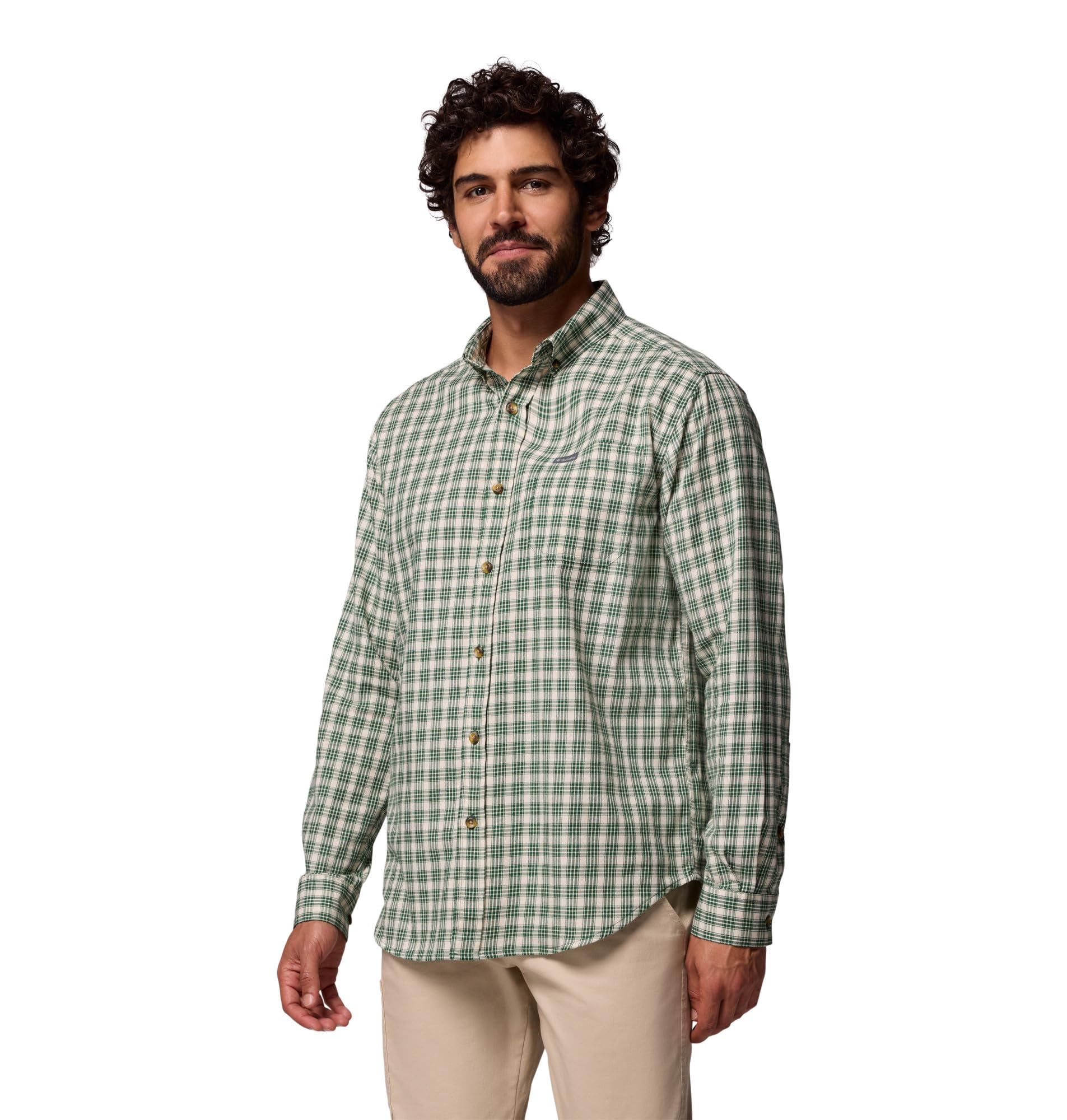 Columbia Rapid Rivers II - Camisa de Manga Larga Camisa de Senderismo Hombre (Pack de 1)