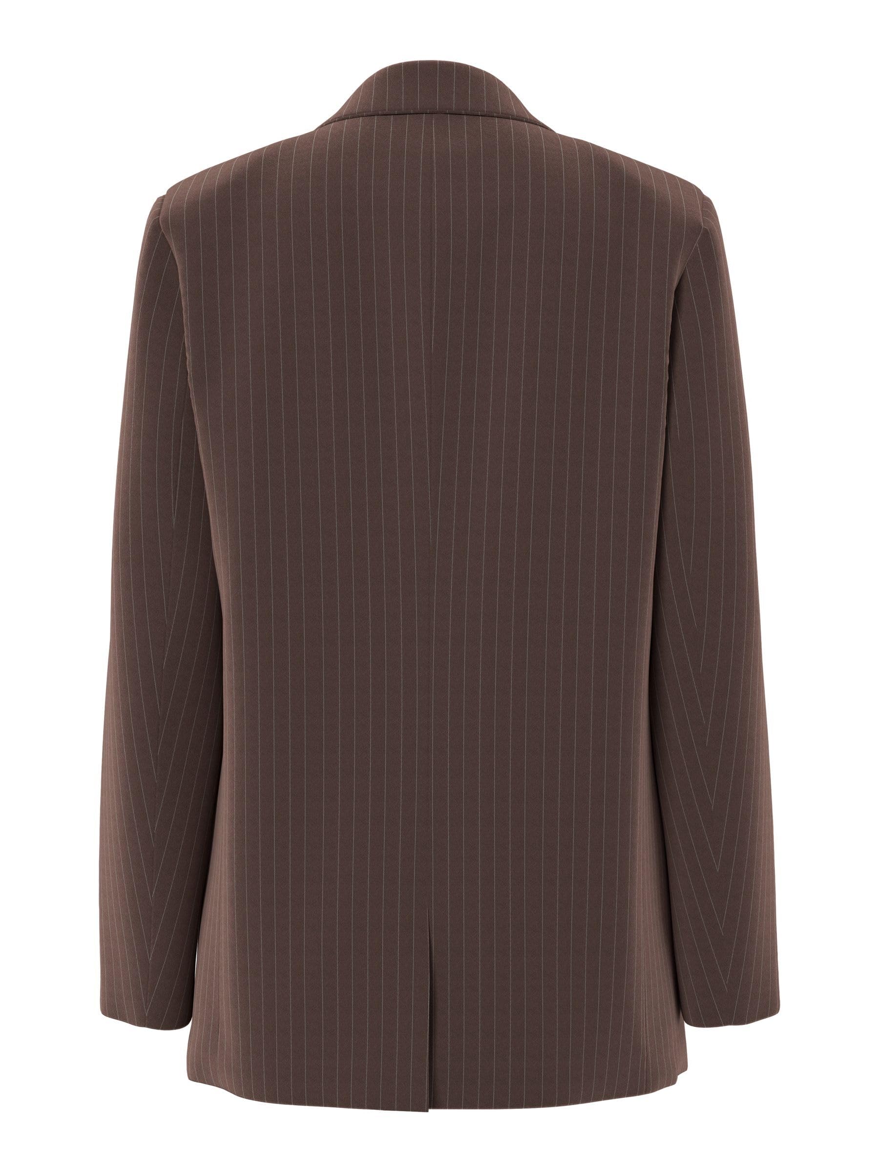 PIECES Pcbozzy Ls Loose Striped Blazer Noos BC Pcbozzy Ls Blazer Ample rayé Noos BC Femme (Lot de 1)