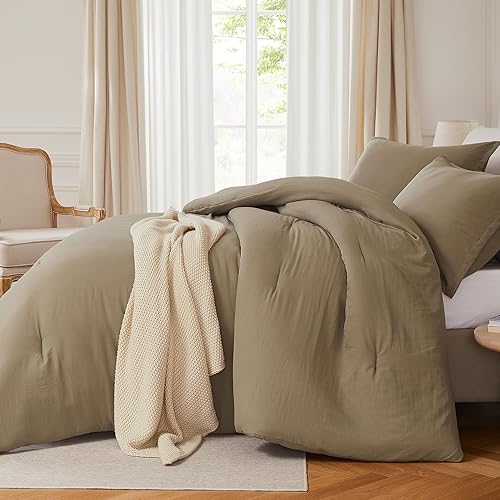 Miniatura 3 de Juego de edredón tamaño Queen, 3 piezas, suave, ligero, transpirable, para todas las estaciones, tamaño Queen (edredón de 90 x 90 pulgadas y 2