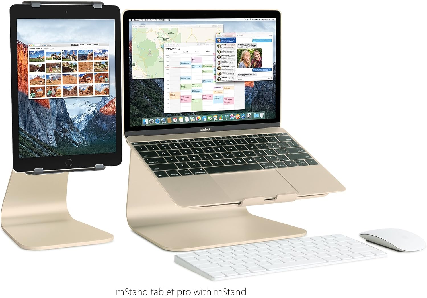 Rain Design mStand Tabletpro 9.7-12.9" (iPad Pro/Air), Gold (10057)