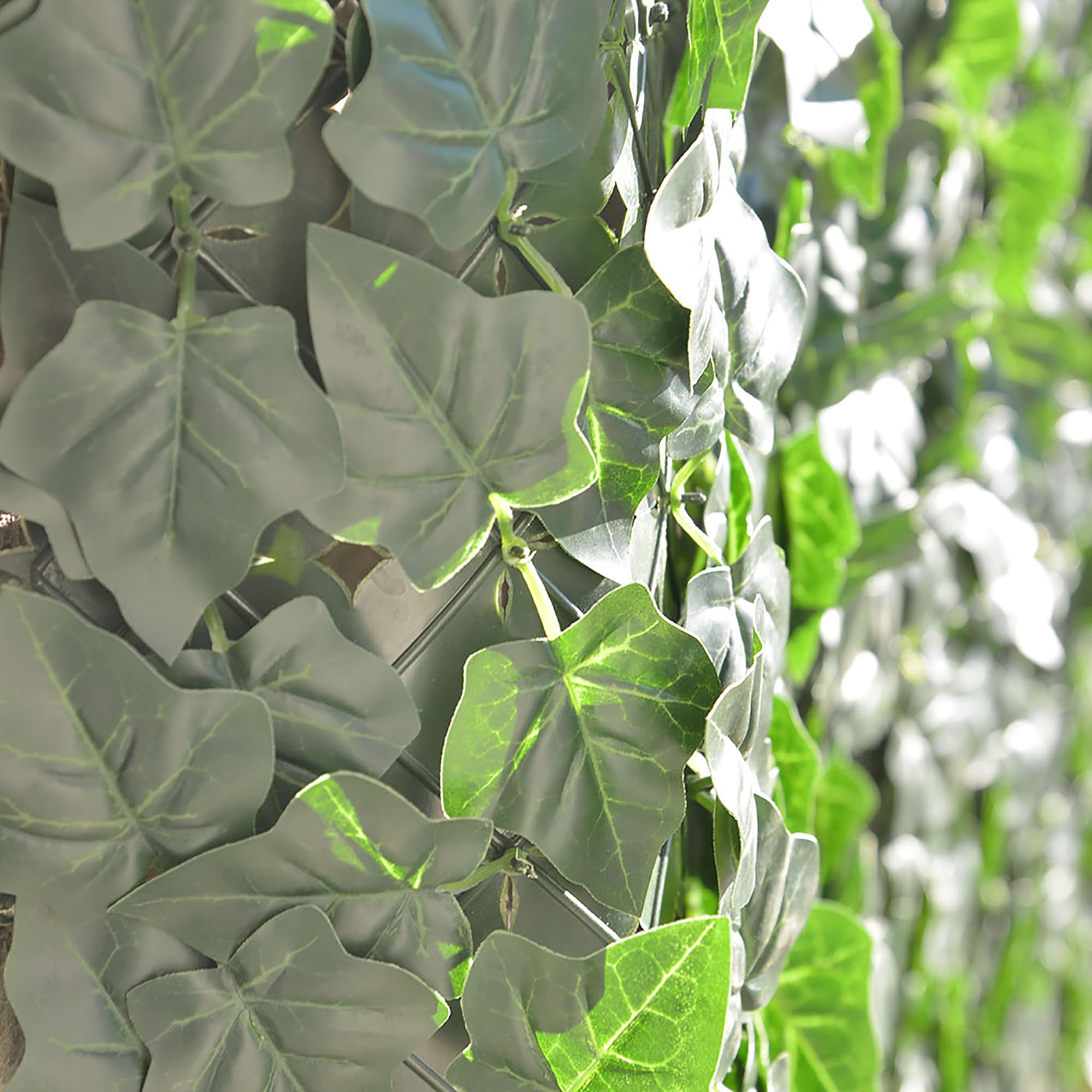 TENAX Divy Hedera Plus 100x300 cm Verde, Siepe Sintetica con Foglie in Polietilene Tipo Edera a Schermatura Totale per Balconi, Giardini e Recinzioni