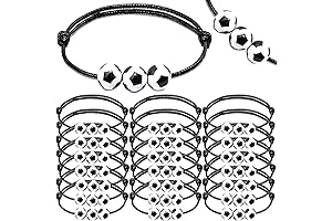 Party Pack of 30 Inspirational Sport Charm Bracelets