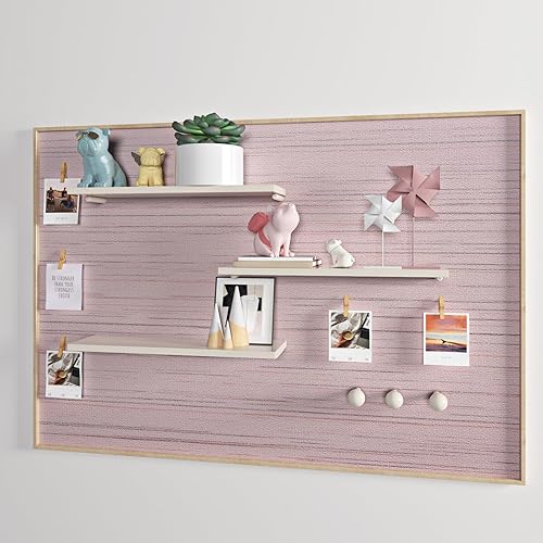 Miniatura 7 de FunStick Papel tapiz autoadhesivo para despegar y pegar, papel tapiz rosa pastel con textura, papel de contacto rosa extraíble para armarios,