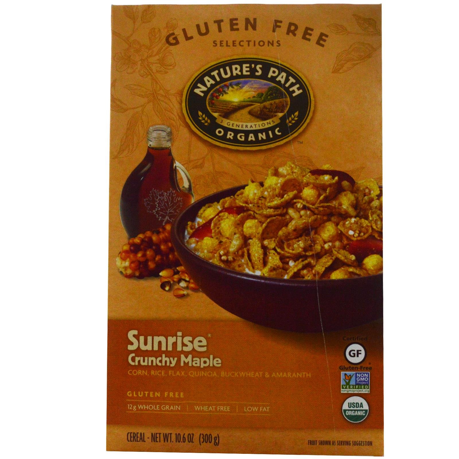 NATURES PATH CEREAL CRNCHY MPLE SUNRS 10.6OZ