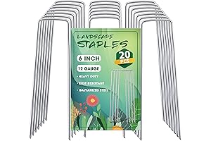 Sturdy U Stakes for Landscaping and Garden Projects