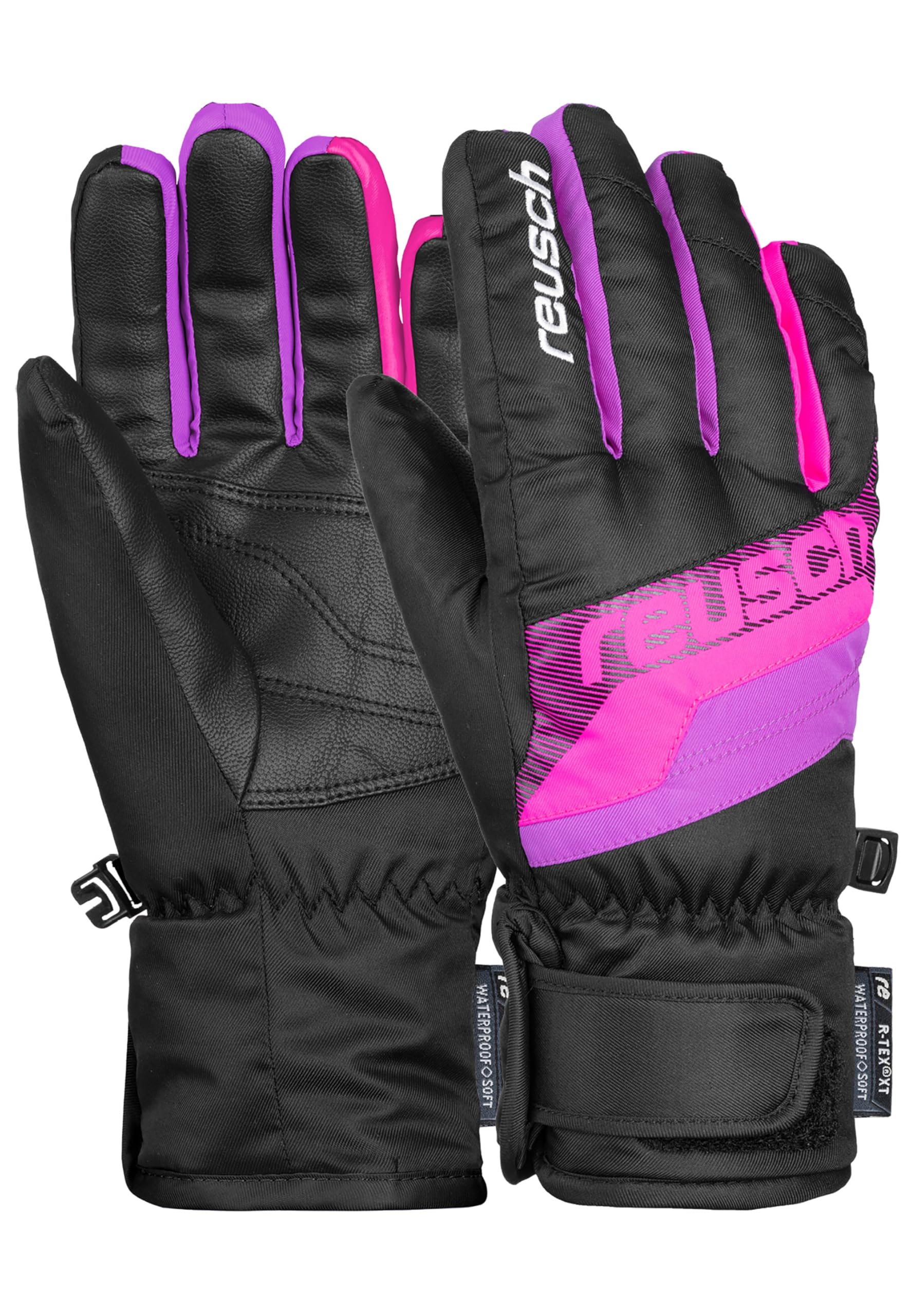 Reusch Dario R-TEX XT Junior warme, wasserdichte, Winddichte und atmungsaktive Skihandschuhe Winterhandschuhe Kinder Kids Jugendliche Mädchen Jungen mit Klettverschluss
