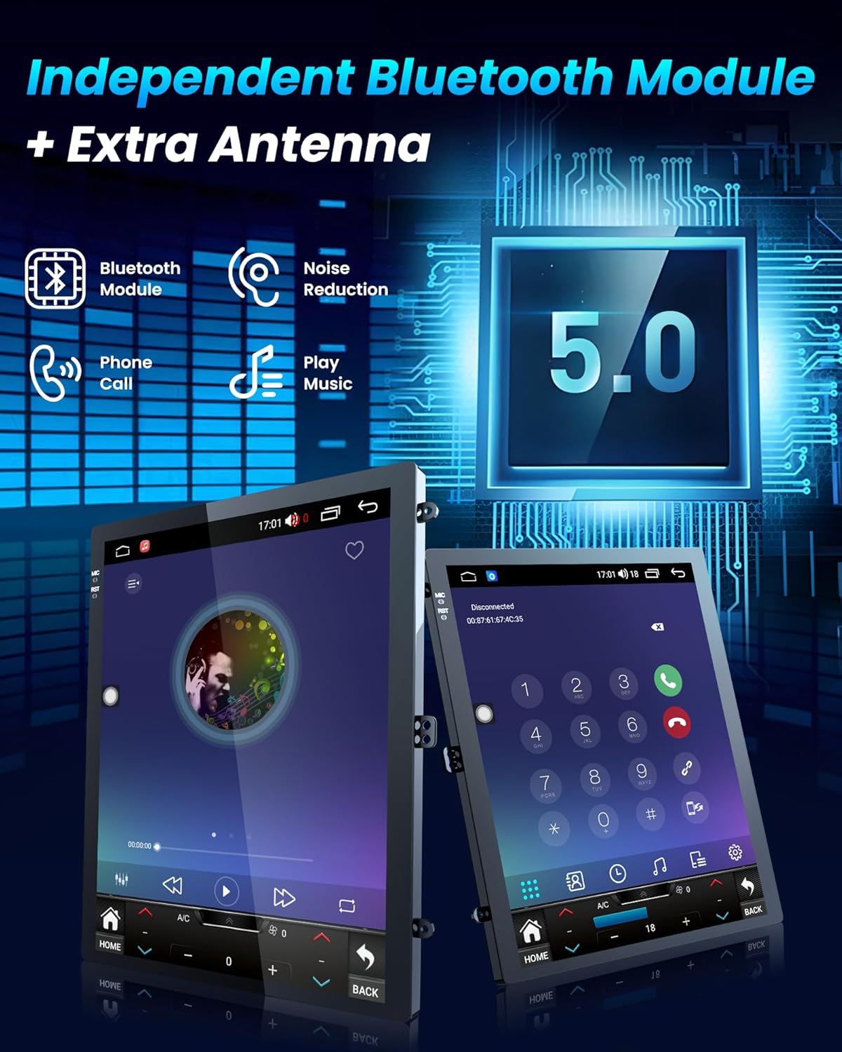 Independent Bluetooth Module and Extra Antenna