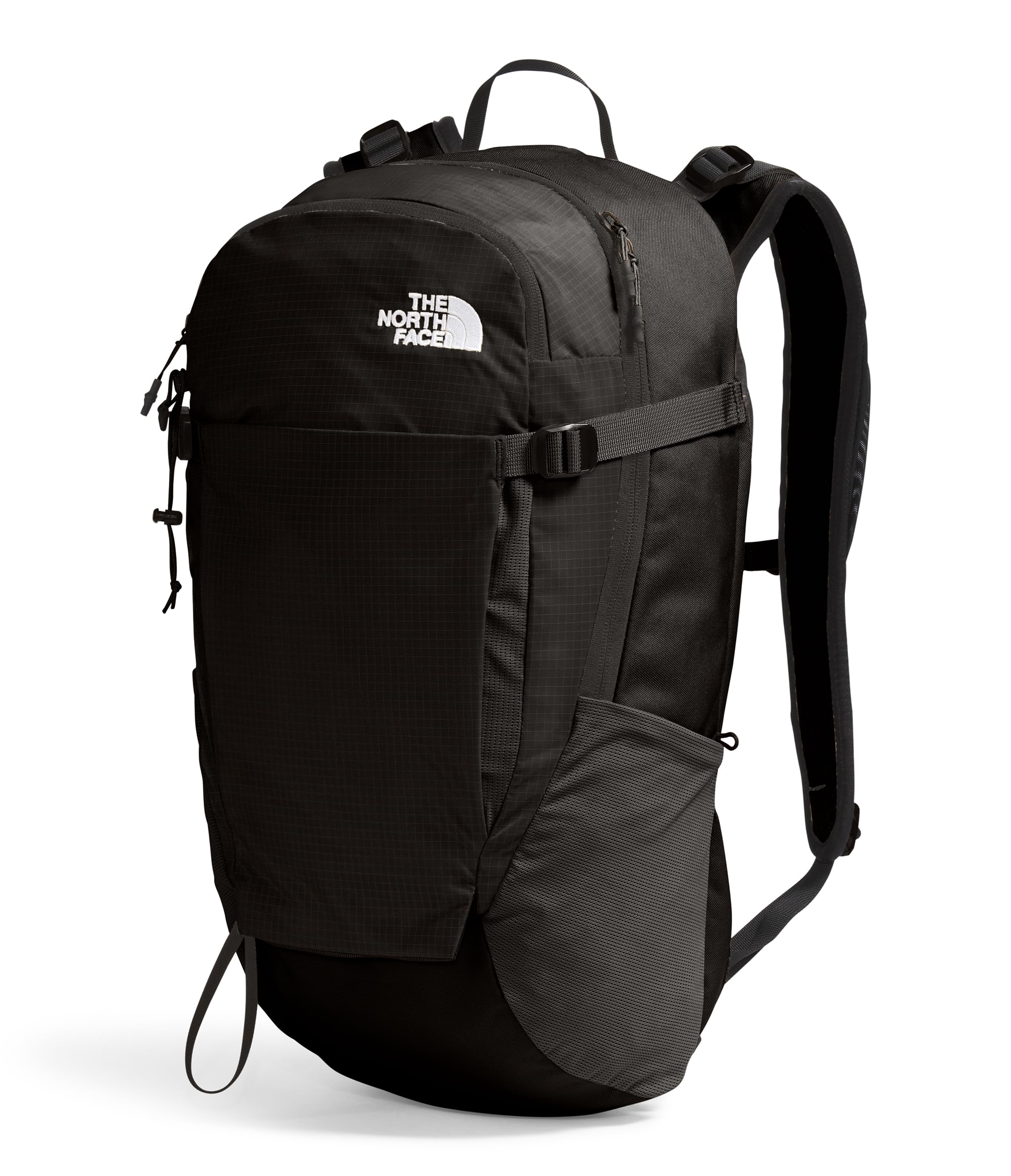THE NORTH FACE Basin 24 Liter Daypack with Rain Cover - PFAS Free, TNF Black/TNF Black-NPF, One Size