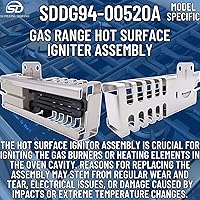 Vista 2 de Supplying Demand DG94-00520A 2692271 Gas Range Hot Surface Igniter Assembly Replacement - Connector Is Model Specific - Igniter Is Not Universal