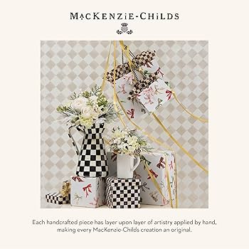 【新品・タグ付き】MACKENZiE-CHiLDS  CHECKラグ 新品・タグ付き】MACKENZiE-CHiLDS CHECKラグ 新品・タグ付き