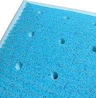 Vista 25 de Bluewave Bedding Almohada de espuma viscoelástica de gel extra delgada para personas que duermen boca abajo y de espalda, diseño delgado, plano