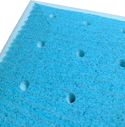 Miniatura 5 de Bluewave Bedding Ultra Slim Max Cool CarbonBlue Almohada de Espuma Viscoelástica con Memoria de Gel para Personas que Duermen Boca Abajo y de