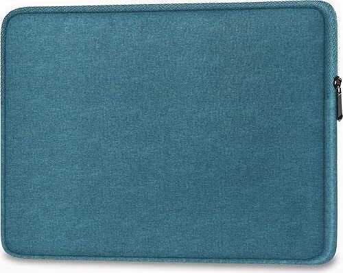 Miniatura 10 de Funda para laptop de 14 pulgadas, funda protectora a prueba de golpes para viajes, bolsa de transporte portátil resistente al agua compatible con