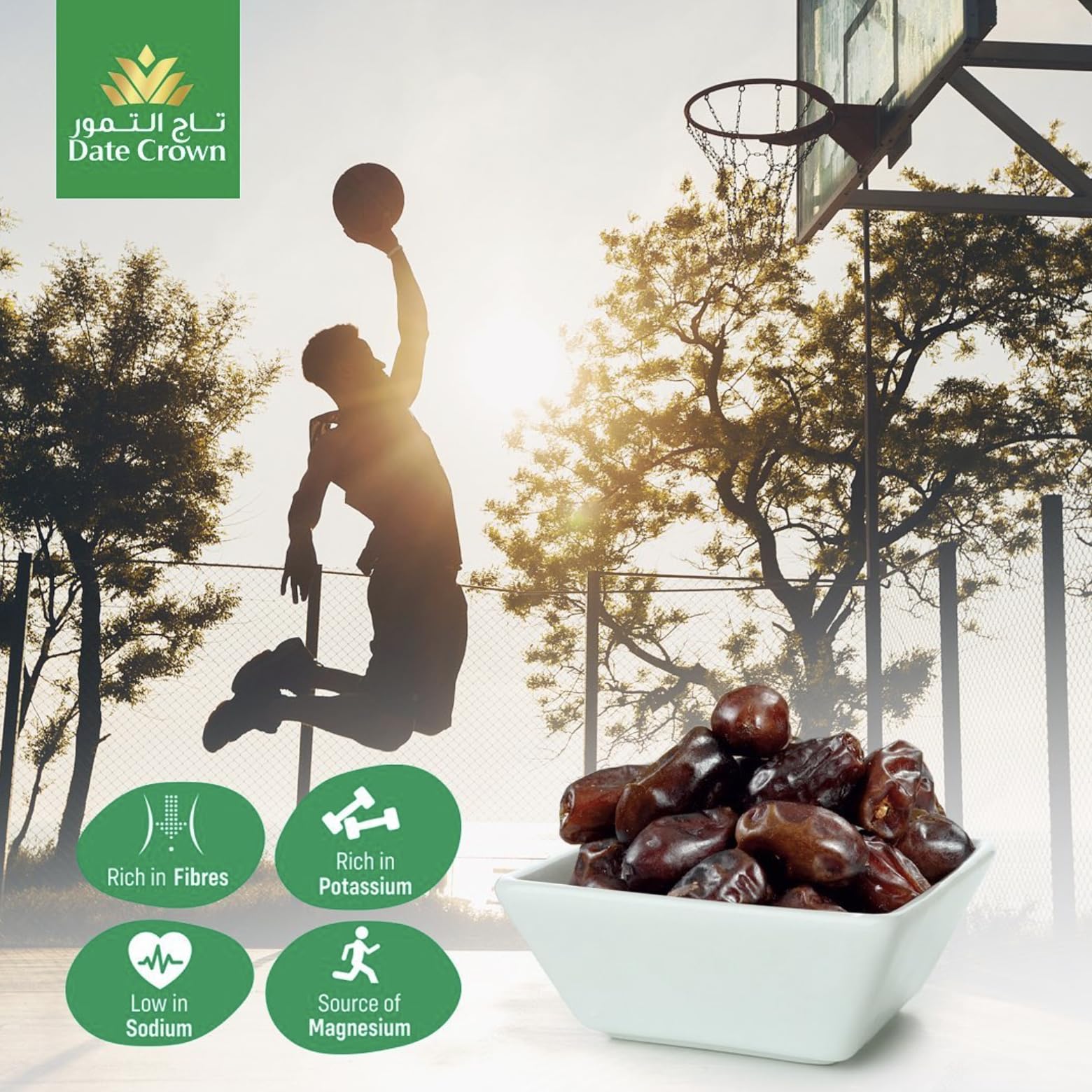 Date Crown Khalas Dates 500G – Premium UAE Dates | 100% Natural