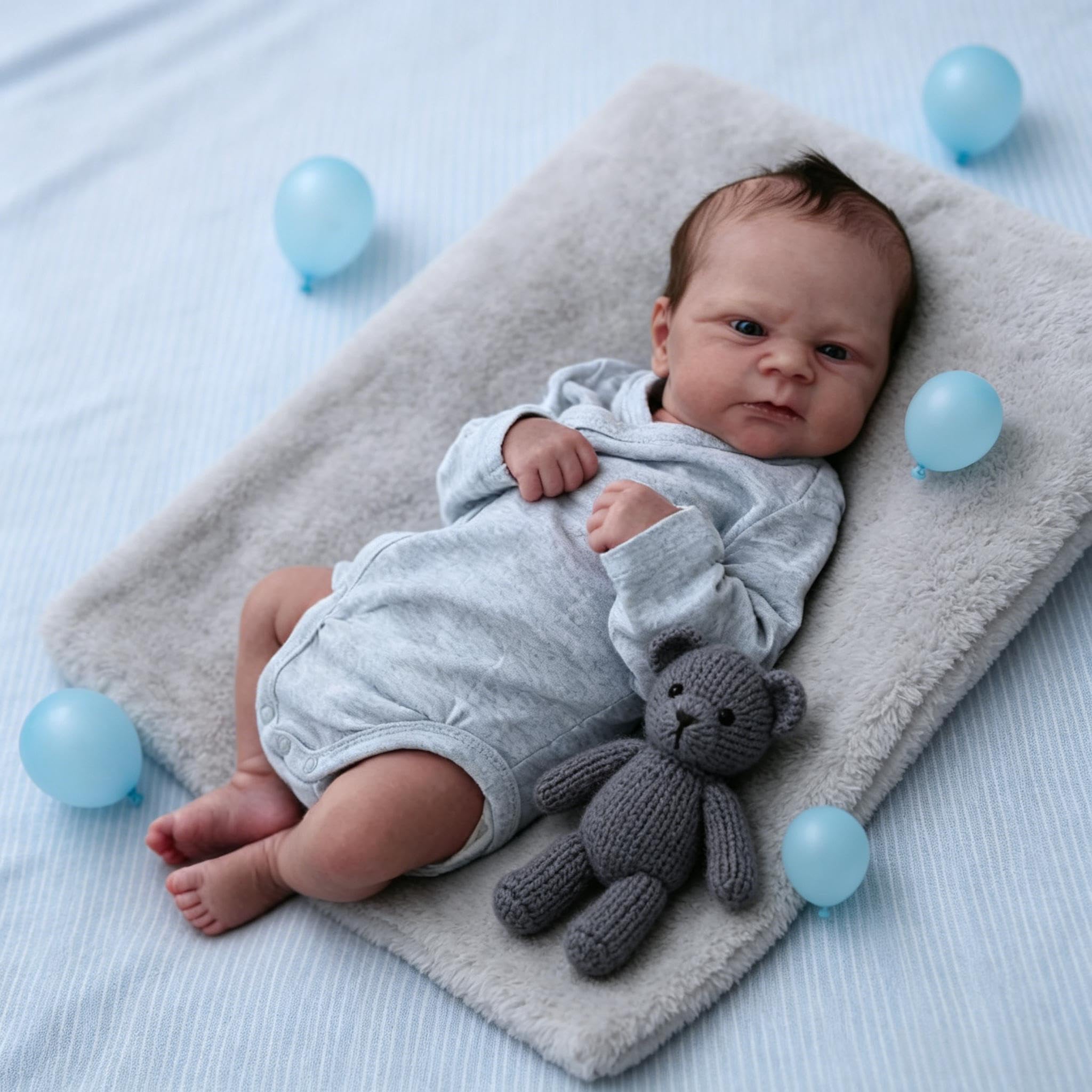 43 cm prawdziwe życie Reborn Baby Dolls silikonowe całe ciało realistyczne lalki niemowlęce anatomicznie poprawne chłopiec realistyczne noworodki niemowlęta lalka miękki winyl silikonowy lalka