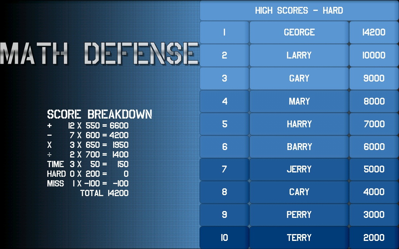Math Defense - App on Amazon Appstore