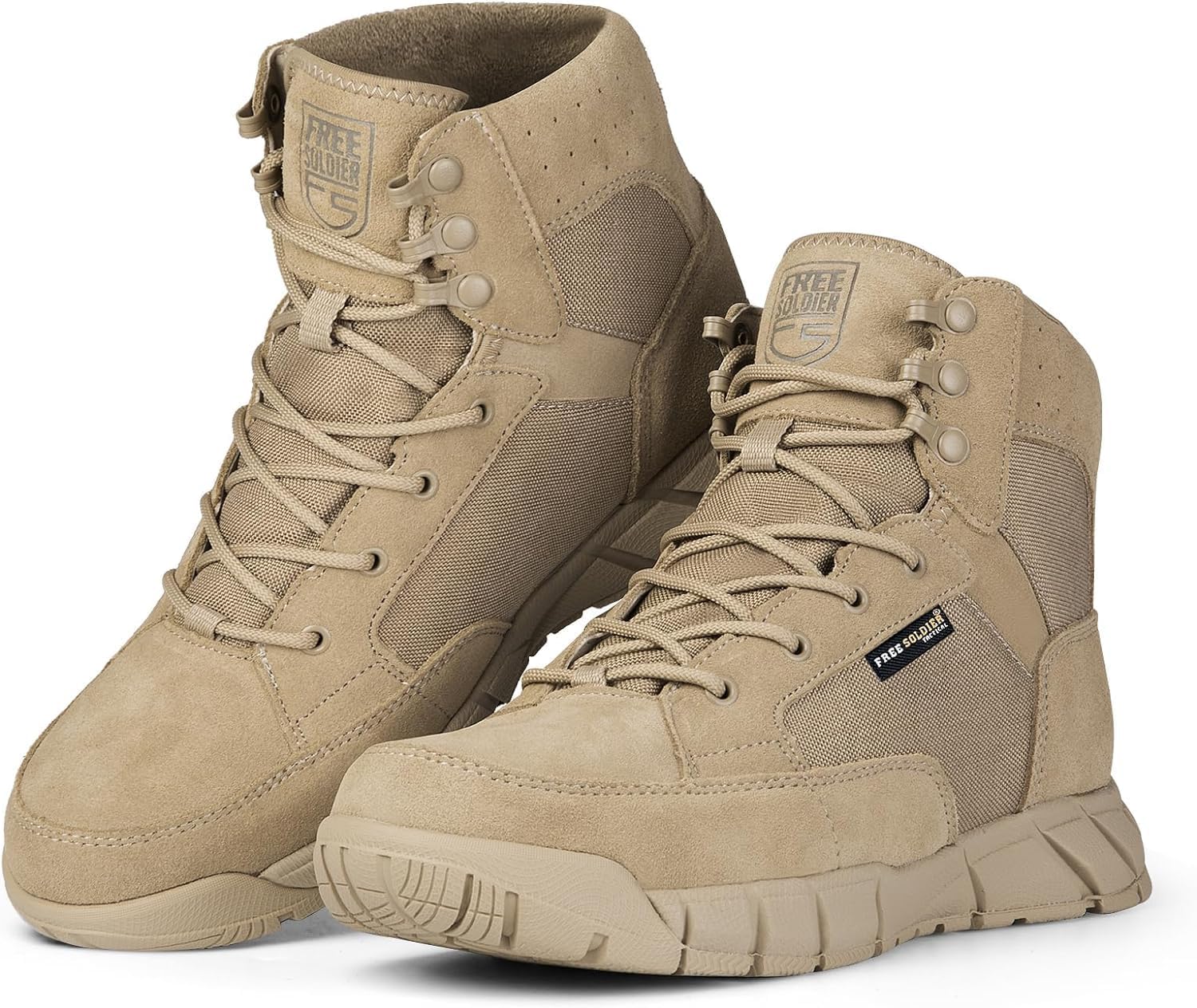 Waterproof Hiking Work Boots Men's Tactical Boots 6 Inches Lightweight Military Boots Breathable Desert Boots