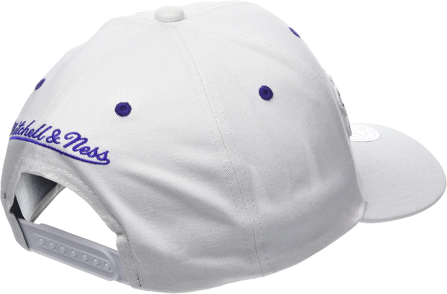 Charlotte Hornets Oh Word Pro HWC Snapback Hat in White by MITCHELL & NESS