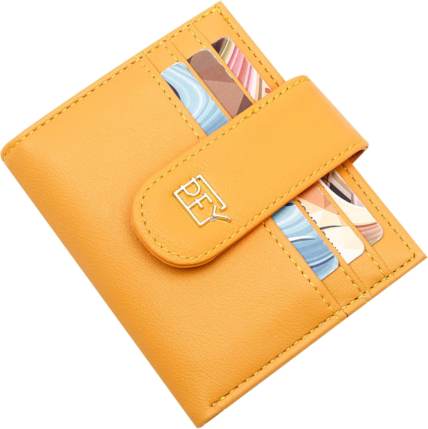 Badiya Small Wallets for Women Bifold Multi Card Case Wallet Slim Credit Card Holder with Zipper Coin Purse - Image 7