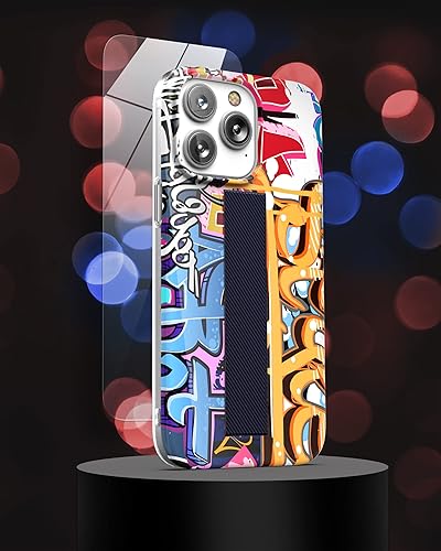 Miniatura 6 de ENCASED Funda Loop para iPhone 14 PRO con correa y protector de pantalla templado (arte de grafiti genial)