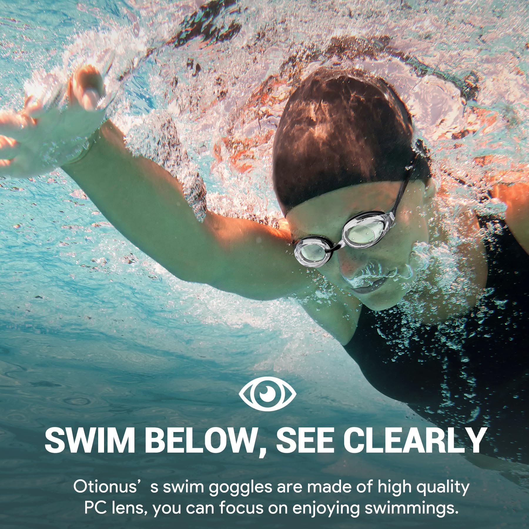 Gafas de natación sin fugas antivaho 0009
