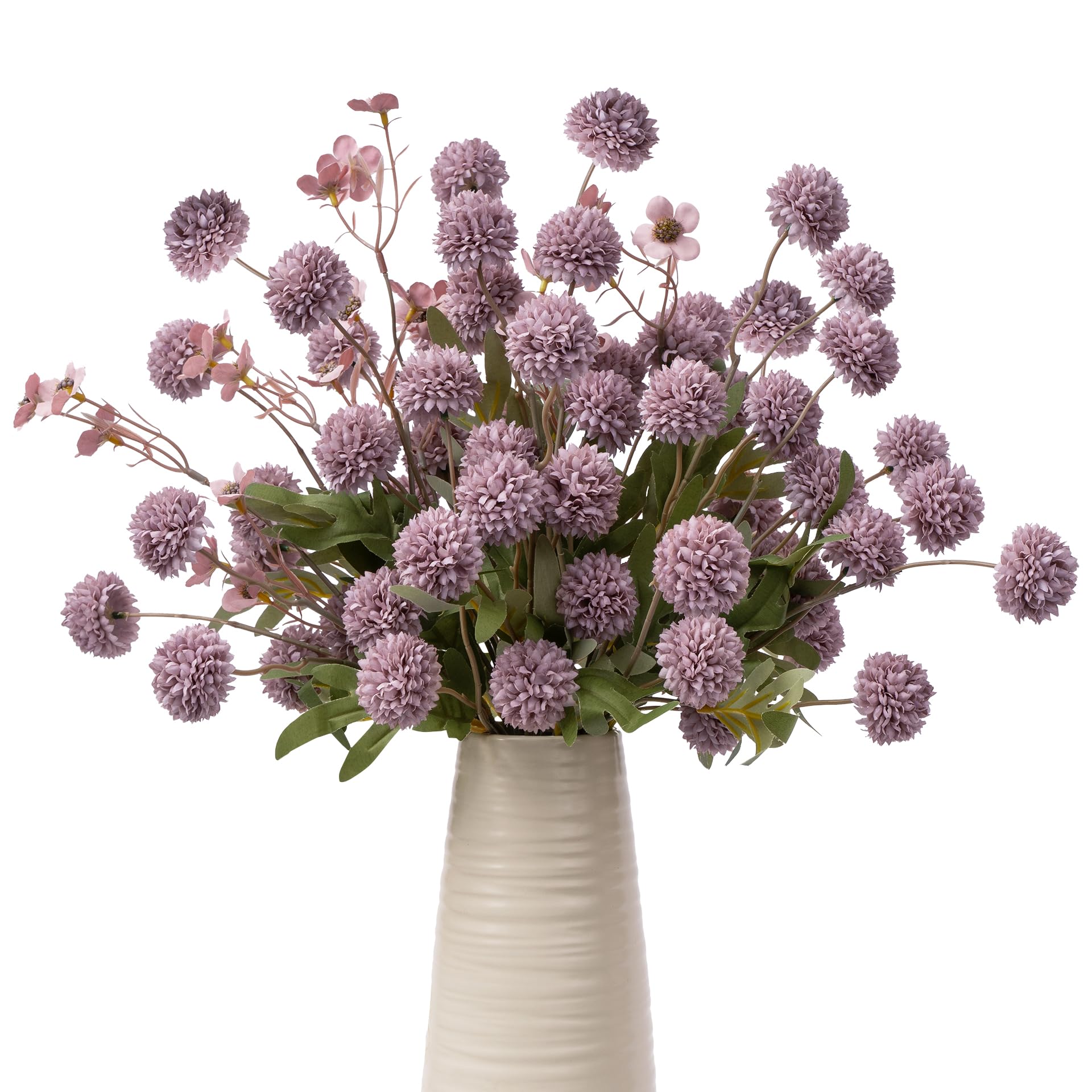 ENALGRE 8-Piece Purple with 2 Rose Red Daisy Set