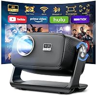 Proiettore 4K Smart TV 30000 Lumen, Proiettore Portatile WiFi 6 Bluetooth 5.4