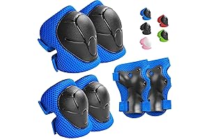 Kids Protective Gear Set, Elbow and Knee Pads for Kids 8-12