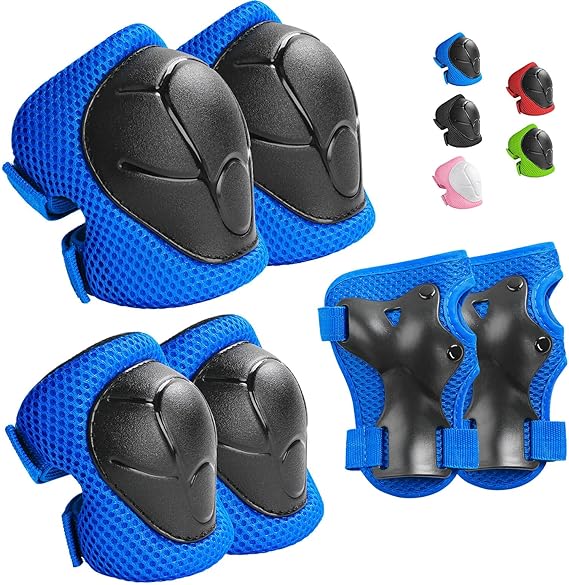 Wemfg Kids Protective Gear Set Knee…