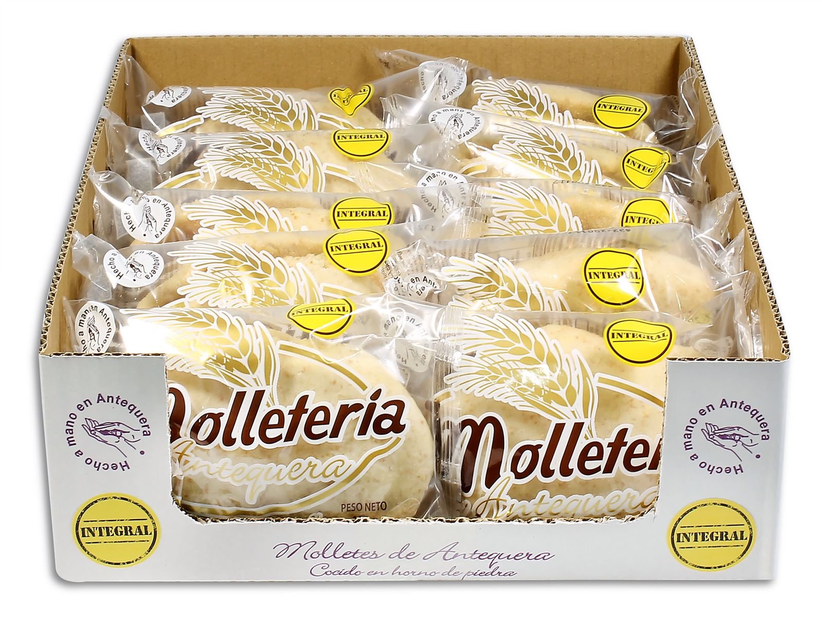 Mollete Mediano con Salvado 60g