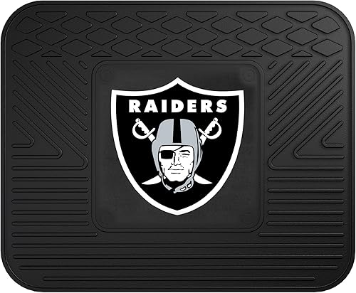 Alfombra de carga pesada Fanmats para piso de los Oakland Raiders de la NFL Estera de uso general Oakland Raiders