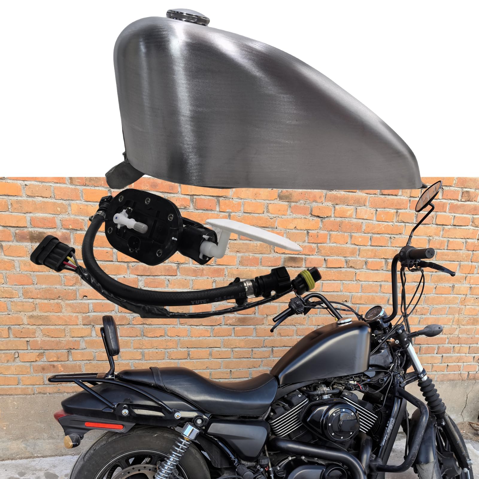 Amazon | ガソリンガソリン燃料タンク12L ハーレーダビッドソン 
