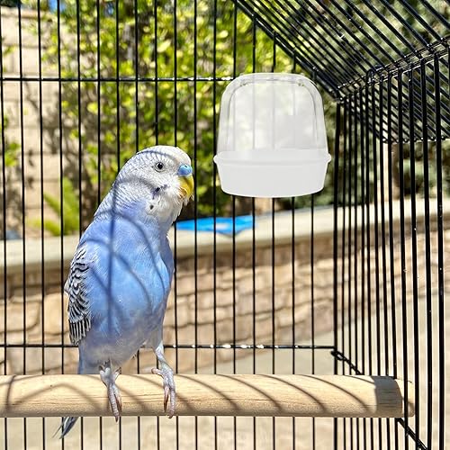 Miniatura 6 de Cubierta para jaula de pájaros, baño para pájaros enjaulado, baño para pájaros multijaula cubierta para novias pequeñas, periquitos canarios, loro